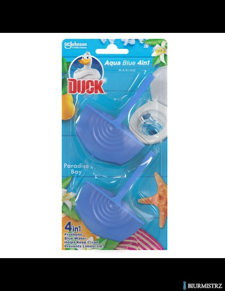 DUCK Zawieszka do WC 2x36ml AQUA BLUE 4w1 55284