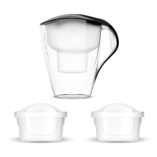 Dafi Dzbanek Omega Unimax | 4L | grafitowy + 2 wkłady