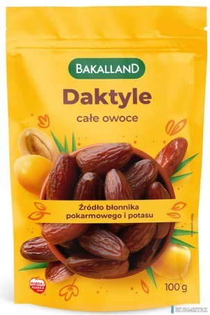 Daktyle suszone bez pestek 100g BAKALLAND