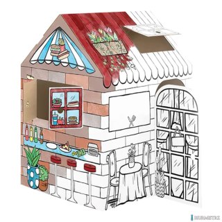 Domek do kolorowania rozmiar L, 2w1 cukiernia&kawiarnia, 1 szt (FSC) 100053827 FELLOWES