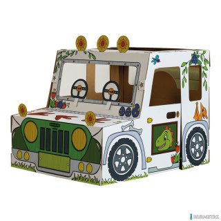 Domek do kolorowania rozmiar XL, ciężarówka dinozaur, 1 szt (FSC) 100142509 FELLOWES