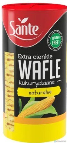 Extra Cienkie Wafle Kukurydziane 120g, 0751 SANTE