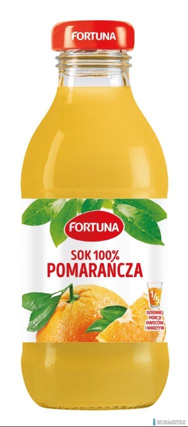 FORTUNA POMARAŃCZOWY 300ml butelka szkło