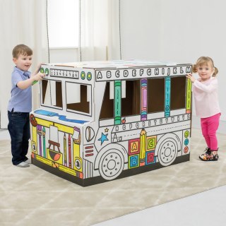 Fellowes Domek do kolorowania XXL | autobus 6 szt.