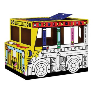 Fellowes Domek do kolorowania XXL | autobus