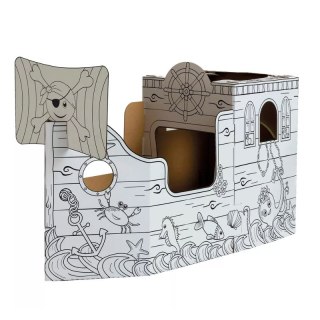 Fellowes Domek do kolorowania XL | statek piracki