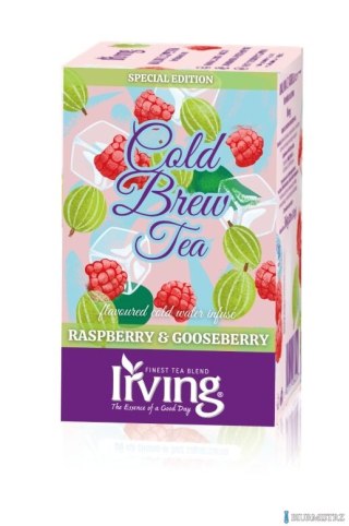 Herbata IRVING NA ZIMNO malina z agrestem 20 kopert 1,5g