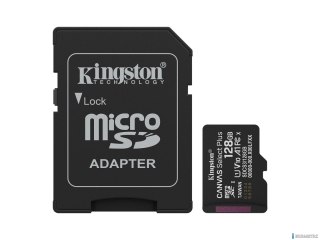 Karta pamięci Canvas Plus Gen3 MicroSD + adapter 128GB Kingston