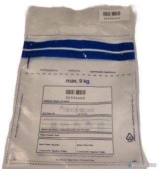 Koperta bezpieczna/bankowa na bilon max 9kg (50szt.) zew.245*290mm transparent 55838097