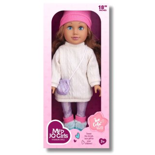 Lalka 40 cm lawendowa sukienka Maja
