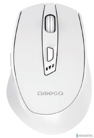 Mysz bezprzewodowa OMEGA MOUSE recharegable usb-c biała OMC529RWW PLATINET