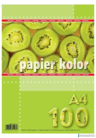 Papier xero A4 czerwony (100 arkuszy) KRESKA.