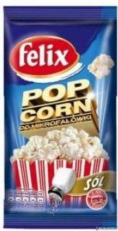 Popcorn do mikrofalówki Felix 90g solony