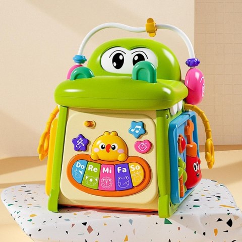 Sorter sensoryczny krokodyl z pianinkiem dla dzieci
