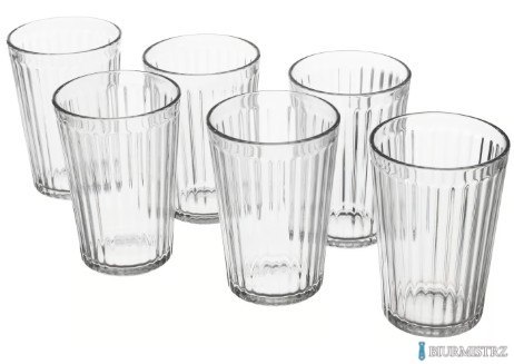 Szklanka, szkło bezbarwne, 310ml 6 szt./op. VARDAGEN