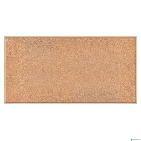 Tablica korkowa w ramie drewnianej 200x100cm MEMOBE SMART