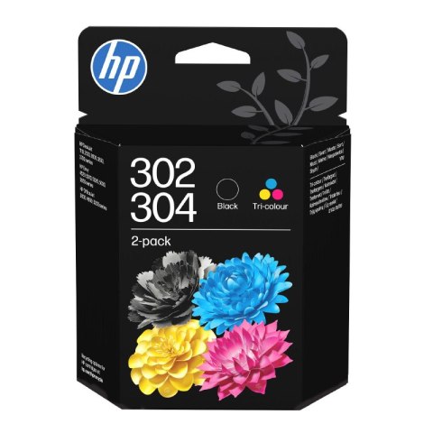 Tusz HP 2-Pack 302/304 | black + tri-color