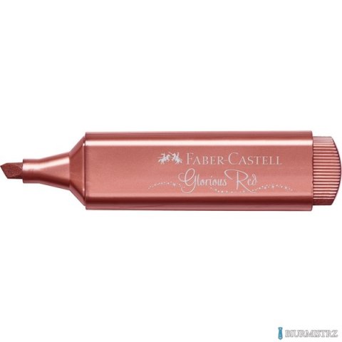 Zakreślacz 1546 metaliczny czerwony Faber-Castell 154673 FC