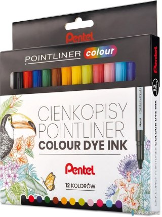 Zestawy POINTLINER colour 12 szt. S40-ST12PL Pentel