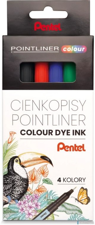 Zestawy POINTLINER colour 4 szt. S40-ST4PL Pentel