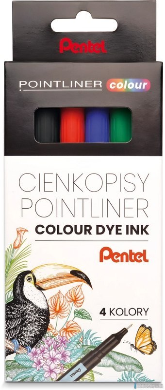 Zestawy POINTLINER colour 4 szt. S40-ST4PL Pentel
