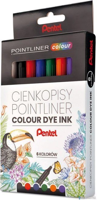 Zestawy POINTLINER colour 6 szt. S40-ST6PL Pentel