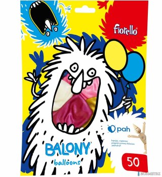Balon metal mix kolor Fiorello rozmiar 10" (50szt.) 170-2795