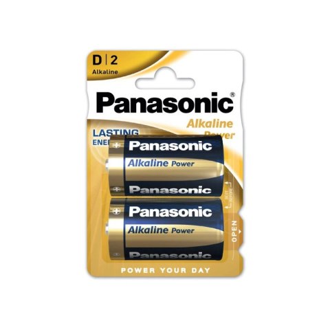 Baterie Panasonic alkaliczne ALKALINE LR20/2BP | 2szt.
