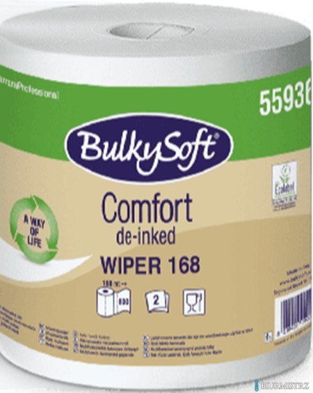 BulkySoft Comfort de-inked EKOLOGICZNE czyściwo papierowe 2w. 168m, 800 odcinków 55936