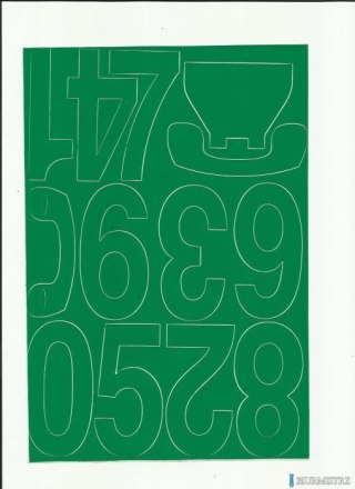 CYFRY samop. 8cm (8) czarne ARTDRUK