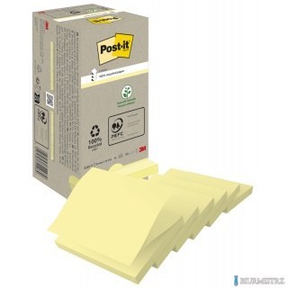 Bloczek samoprzylepny Post-it Z-Notes Żółte 76x76mm 16 bloczków po 100 karteczek harmonijkowe SALE