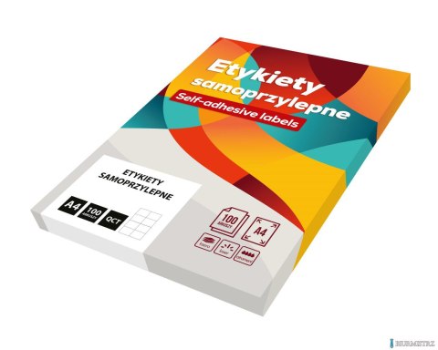 Etykiety A4 105mm x 74mm (100) białe Basic 003 EMERSON eta4i105x074wbas