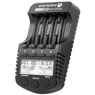 Everactive Ładowarka Akumulatorowa NC-1000 PLUS | Czarna