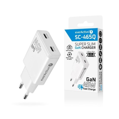 Everactive Ładowarka Sieciowa SC-465Q | Biała