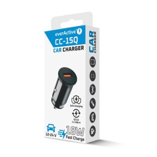 Everactive Ładowarka samochodowa CC-15Q Z gniazdem USB QUICK CHARGE 3.0 18W