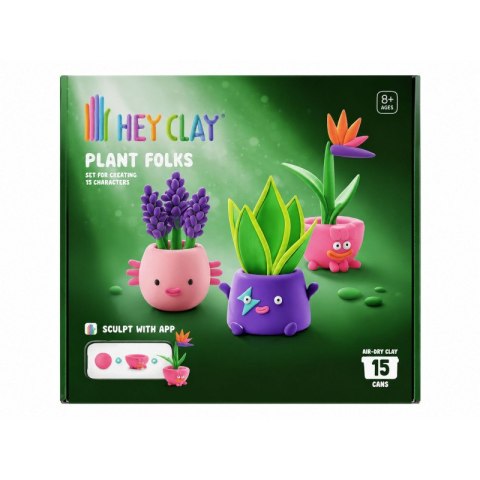 Hey Clay Plant Folks zielona ekipa