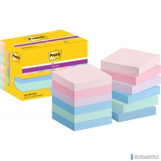 Karteczki POST-IT Super Sticky, 47,6X47,6mm, 12x90 kart., Soulful, 4064035065706