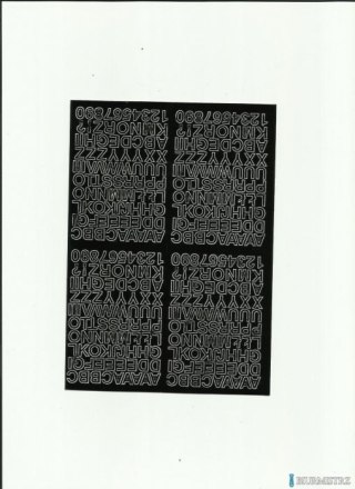 LITERY_ samop.0.7cm(8) czarne ARTDRUK