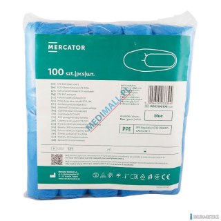 Ochraniacze na obuwie CPE (100 szt.) niebieskie MERCATOR MM000062319