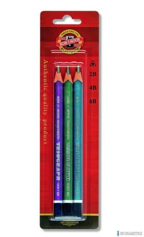 Ołówek grafitowy TRIOGRAPH 10,5 mm 3 sztuki 1835/BL blister (X) SALE
