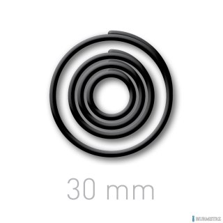 Pierścienie wzmacniające, etykiety samoprzylepne, kółko do oprawy dokumentów Opus O.easyRing 30 mm, 60 szt./op. czarny