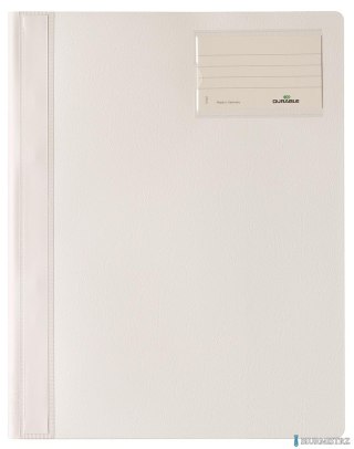Skoroszyt A4 z kolorową okładką,rozszerz. PCW Biały 250002 DURABLE