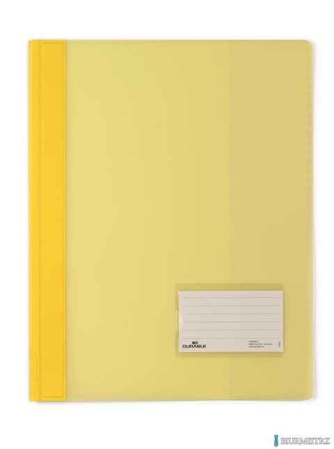 Skoroszyt DURALUX przez.268004 żółty DURABLE