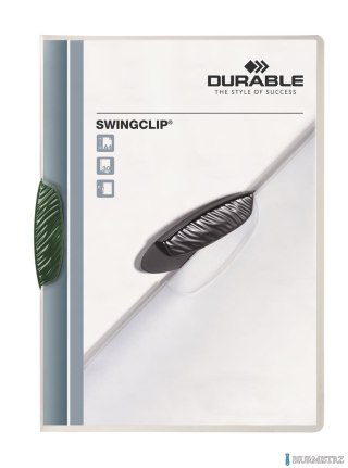 Skoroszyt SWINGCLIP 2260-05 zielony na 30 kartek