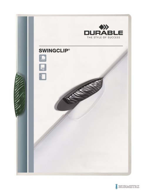 Skoroszyt SWINGCLIP 2260-05 zielony na 30 kartek