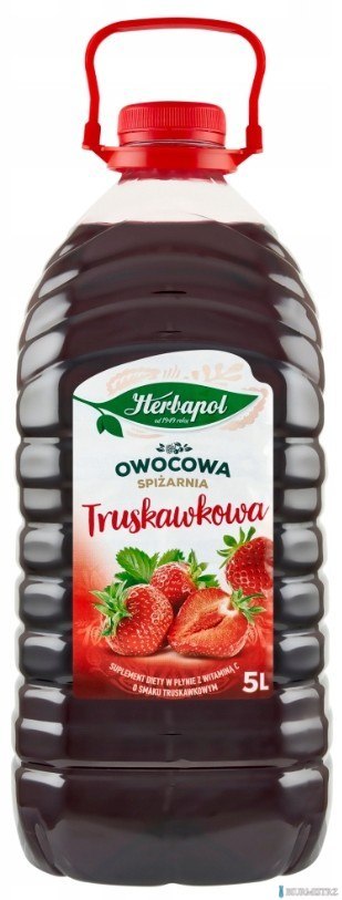 Syrop HERBAPOL Truskawka, 6500g/5l