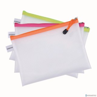 Teczka DONAU z suwakiem Zipper Bag A4 343x246 mm EVA mix kolorów 1798101PL-99