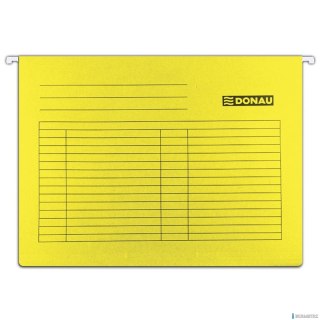 Teczka zawieszkowa DONAU A4, 230g, żółta 7410905-11