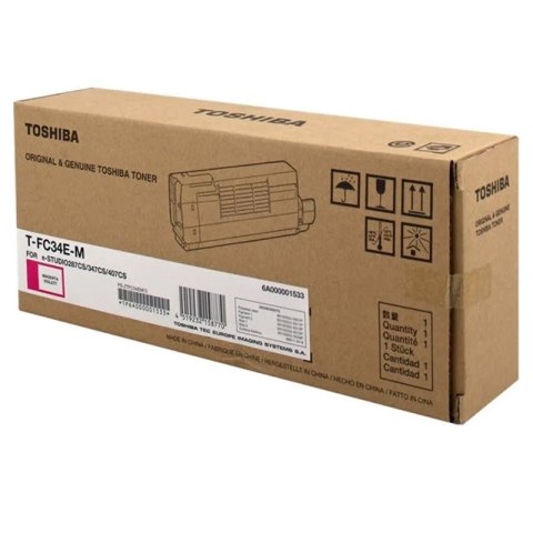 Toner Toshiba T-FC34EM do e-Studio 287/347/407 | 11 500 str. | Magenta