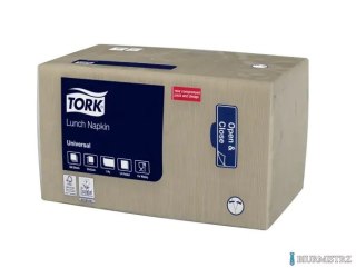 Serwetki lunchowe, naturalna, 1-warstwowe, 500 szt., 509301, TORK